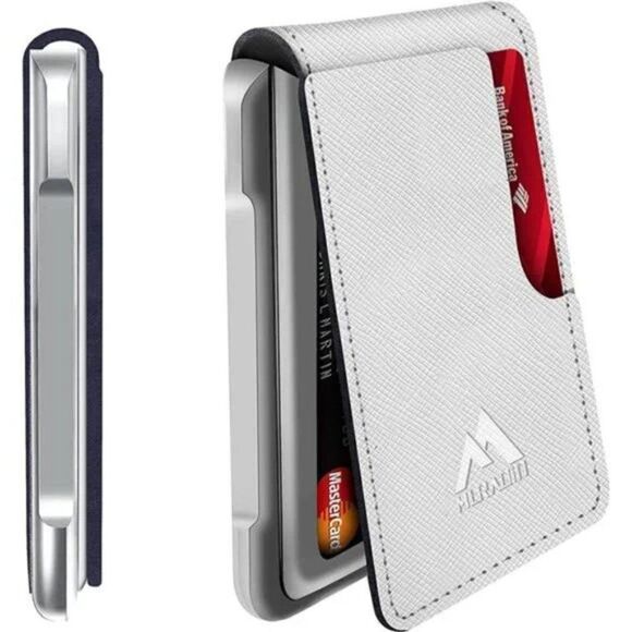 Mens Wallet Tactical Bifold Wallets for Men Metal RFID Blocking Aluminum - Picture 1 of 6